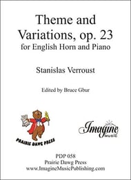 Theme and Variations Op. 23 English Horn Solo with Piano EPRINT cover Thumbnail